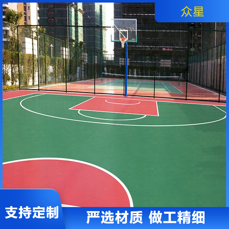 益阳市EPDM颗粒篮球场硅PU - 厂家