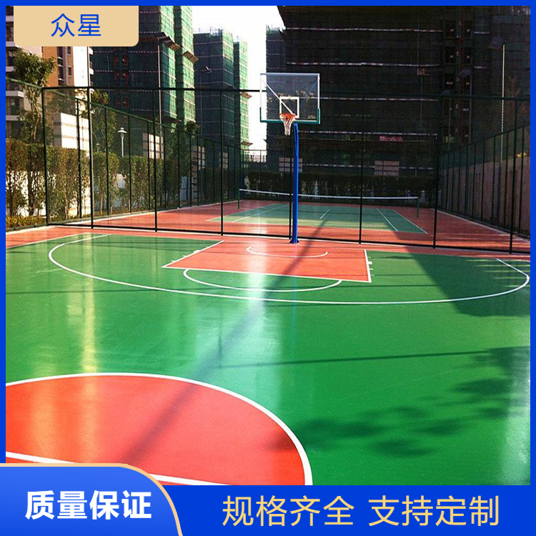 益阳市塑胶篮球场塑胶跑道材料 - 价格